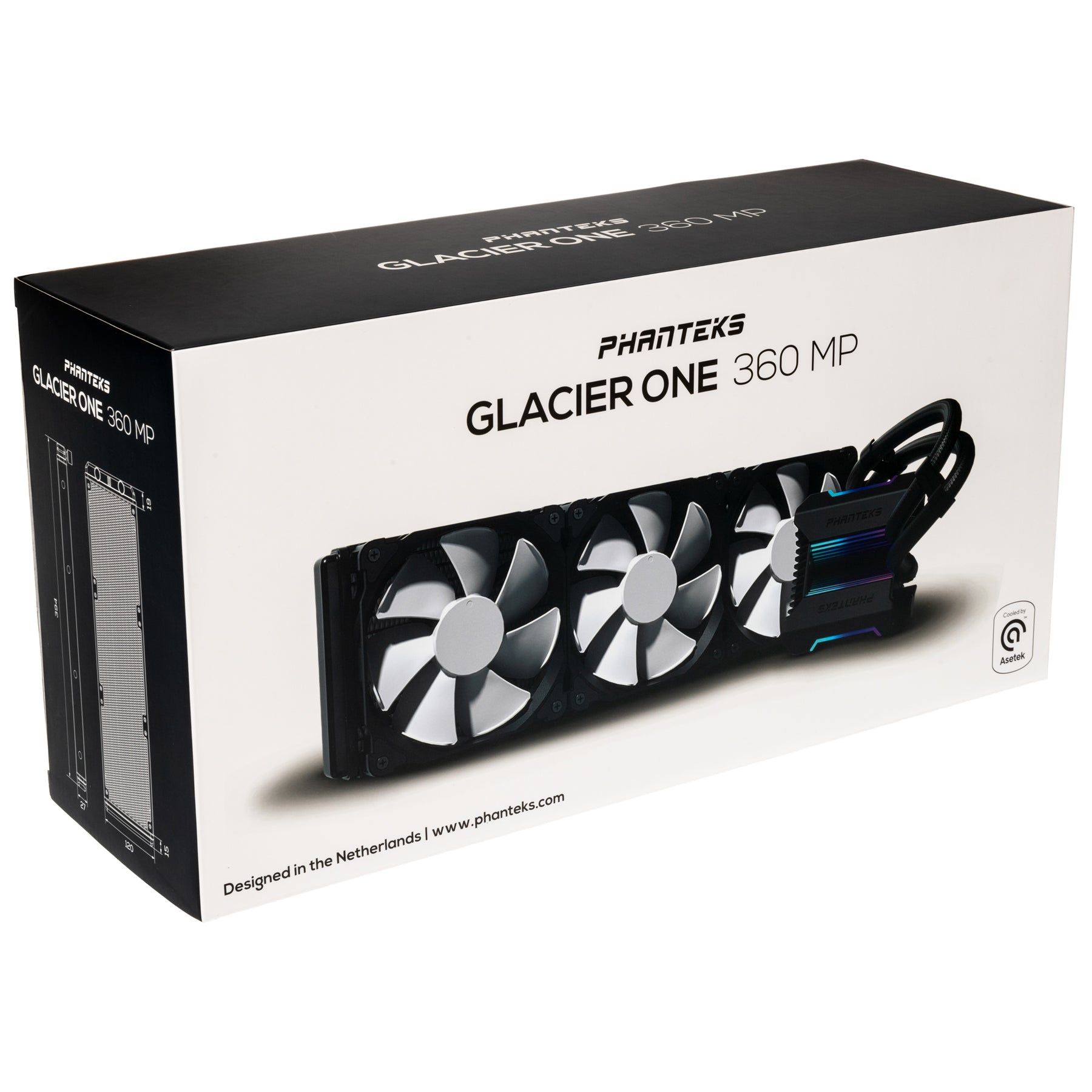 Processzor hűtő AIO Phanteks Glacier One 360MP D-RGB 36cm Fekete