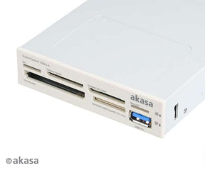 Kártyaolvasó 3.5 Akasa 6 Slot + USB 3.0 Fekete