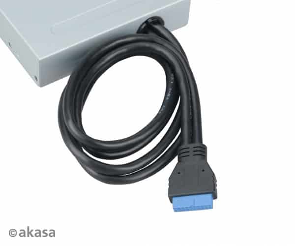 Kártyaolvasó 3.5 Akasa 6 Slot + USB 3.0 Fekete