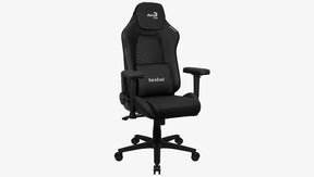 Gamer szék Aerocool CROWN Leatherette All Black Fekete