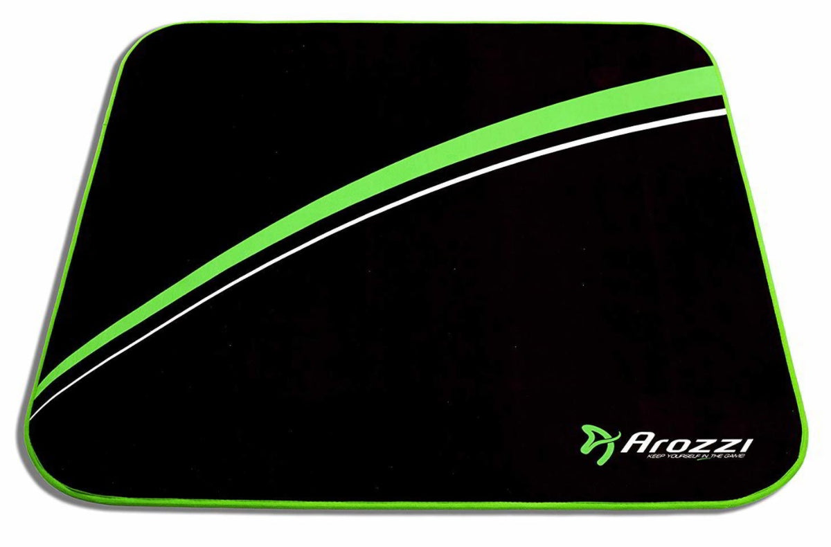 Gamer szék kiegészítő Arozzi Floormat Gamer szőnyeg Fekete/Zöld