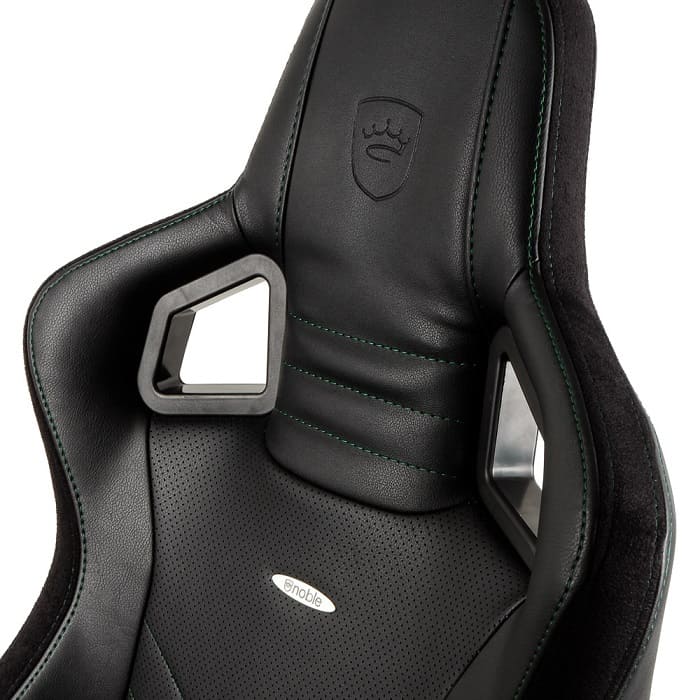 Gamer szék noblechairs EPIC PU Bőr Fekete/Zöld