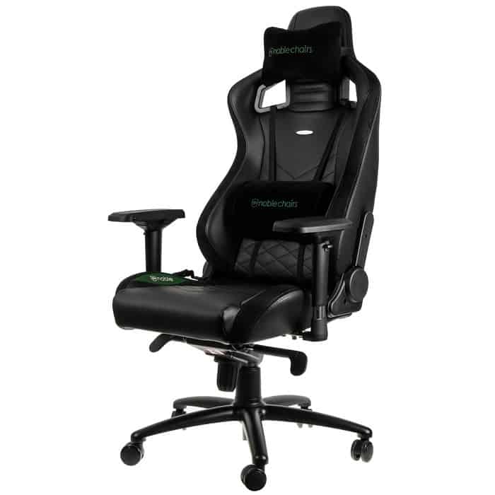 Noblechairs Epic műbőr gamer szék, zöld