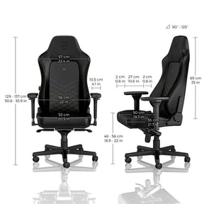 Gamer szék noblechairs HERO PU Bőr Fekete/Arany