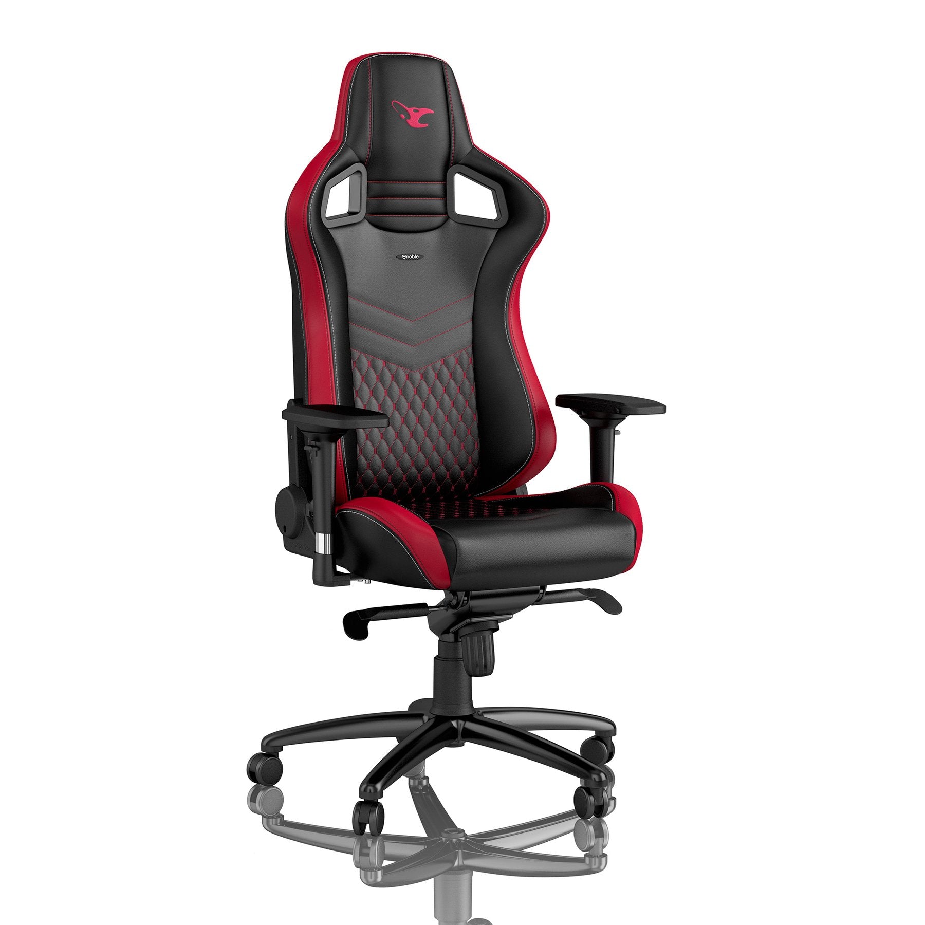 Gamer szék noblechairs EPIC mousesports Edition PU Bőr Fekete/Piros