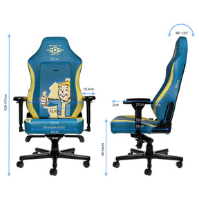 Noblechairs Hero Fallout Vault Tec Edition műbőr gamer szék, fekete