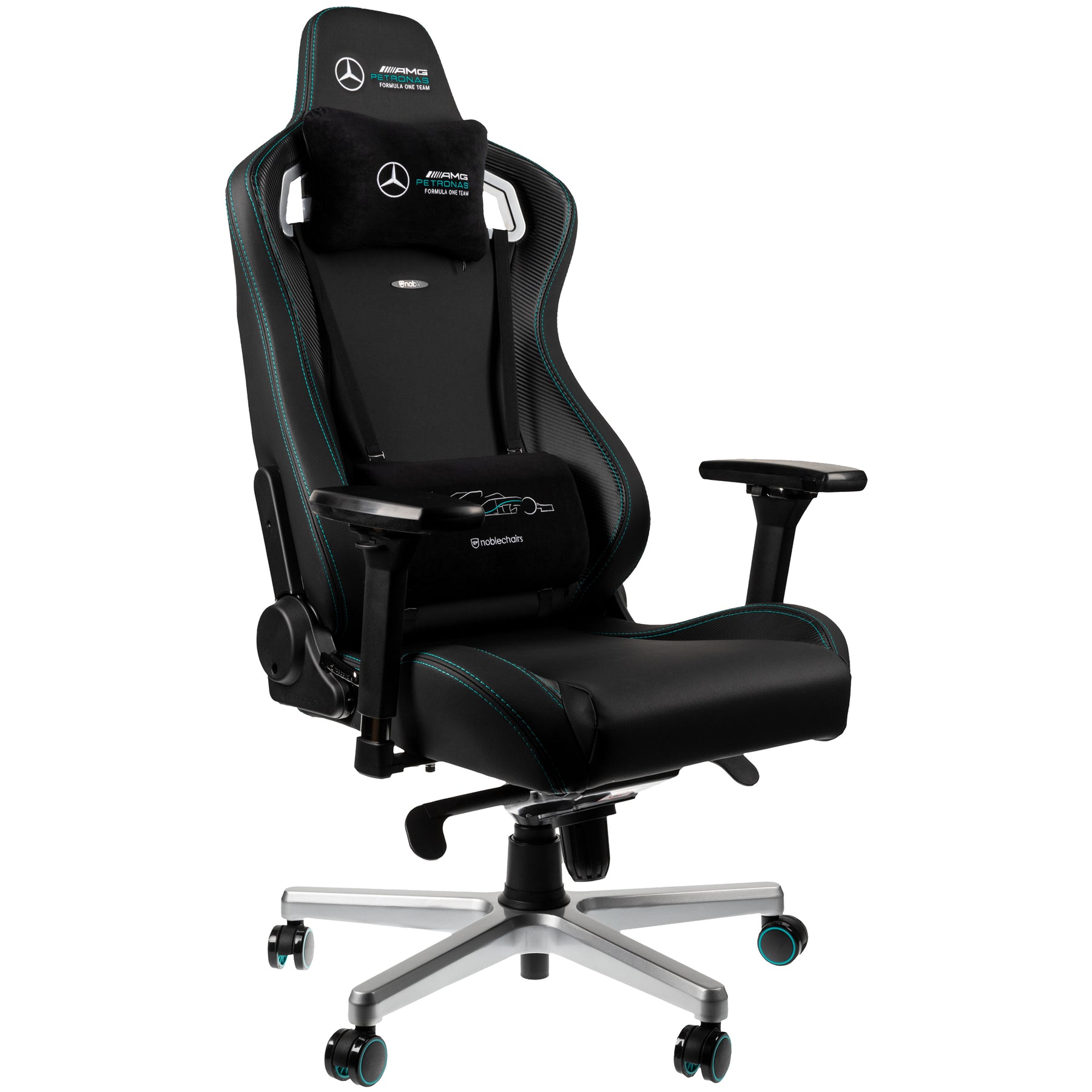 Gamer szék noblechairs EPIC Mercedes-AMG Petronas Formula One Team Edition