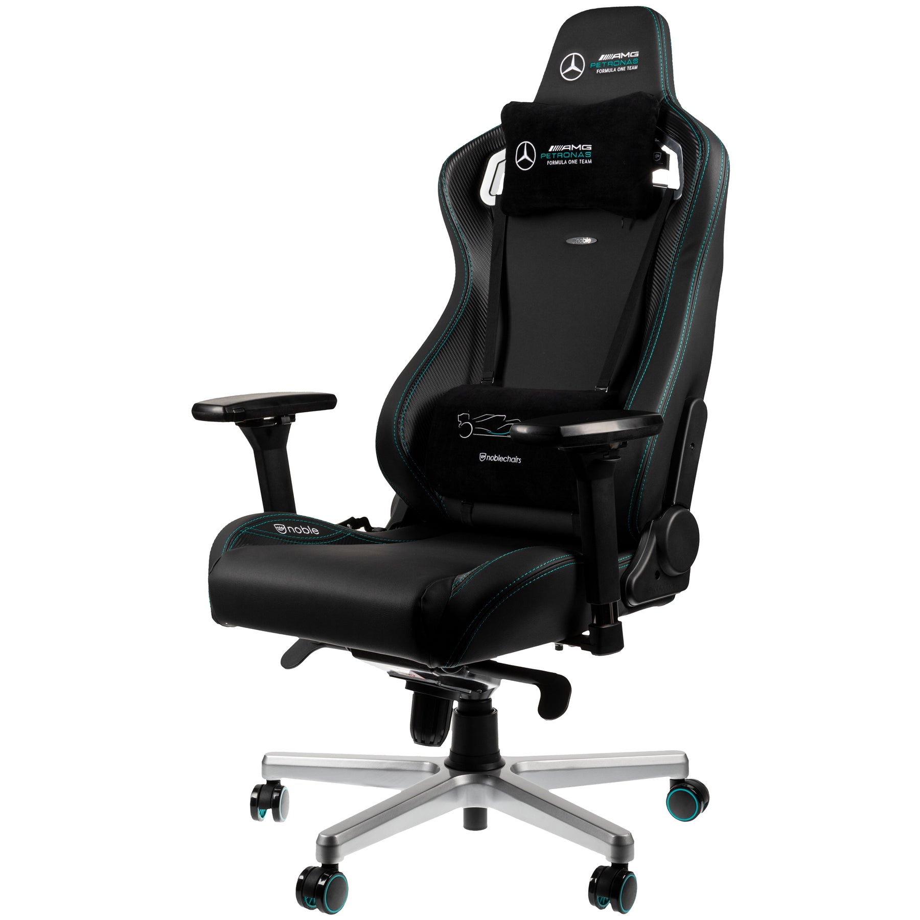 Gamer szék noblechairs EPIC Mercedes-AMG Petronas Formula One Team Edition