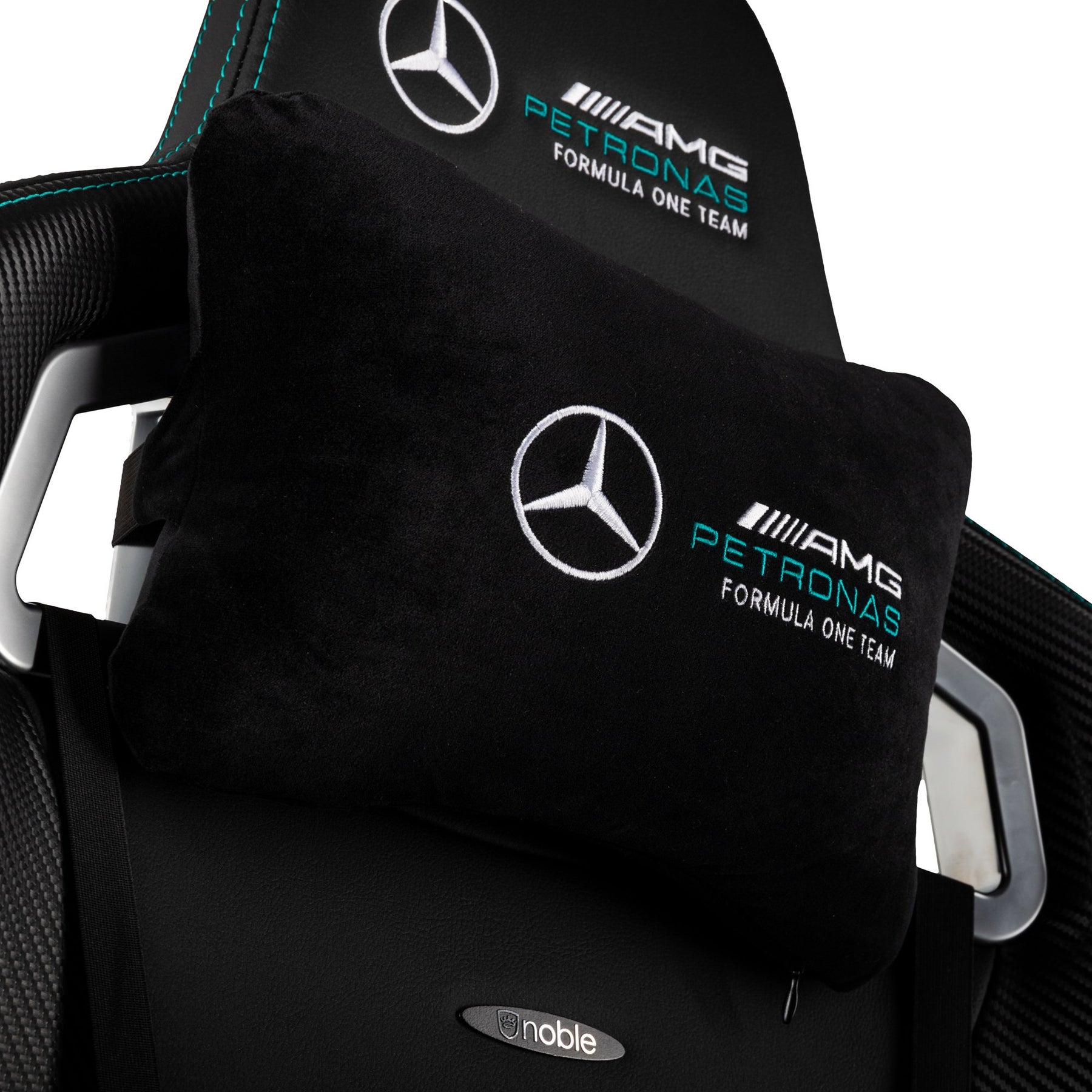 Noblechairs EPIC Mercedes-AMG Petronas Motorsport 2021 Edition műbőr gamer szék, fekete