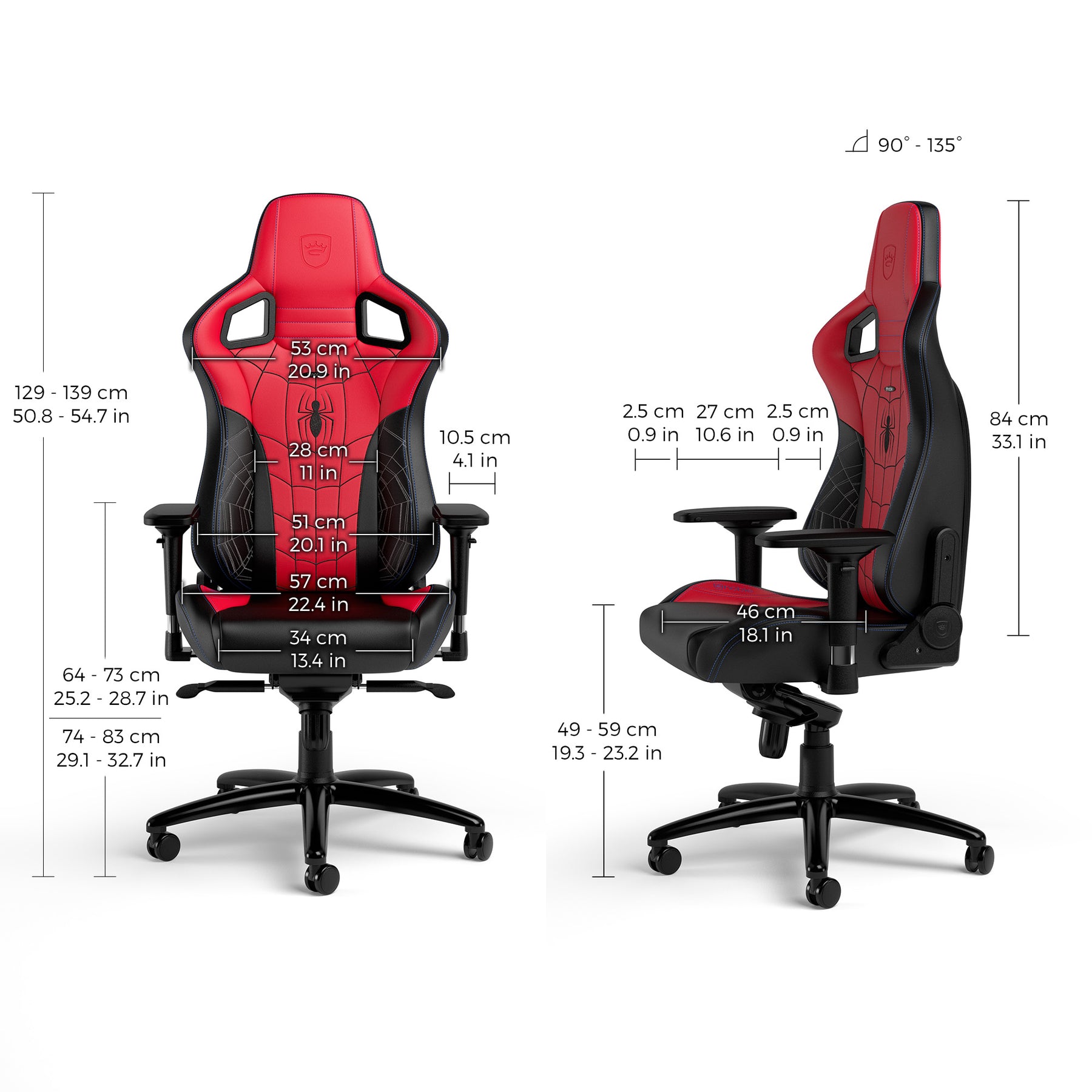 Gamer szék noblechairs EPIC Spider-Man Edition