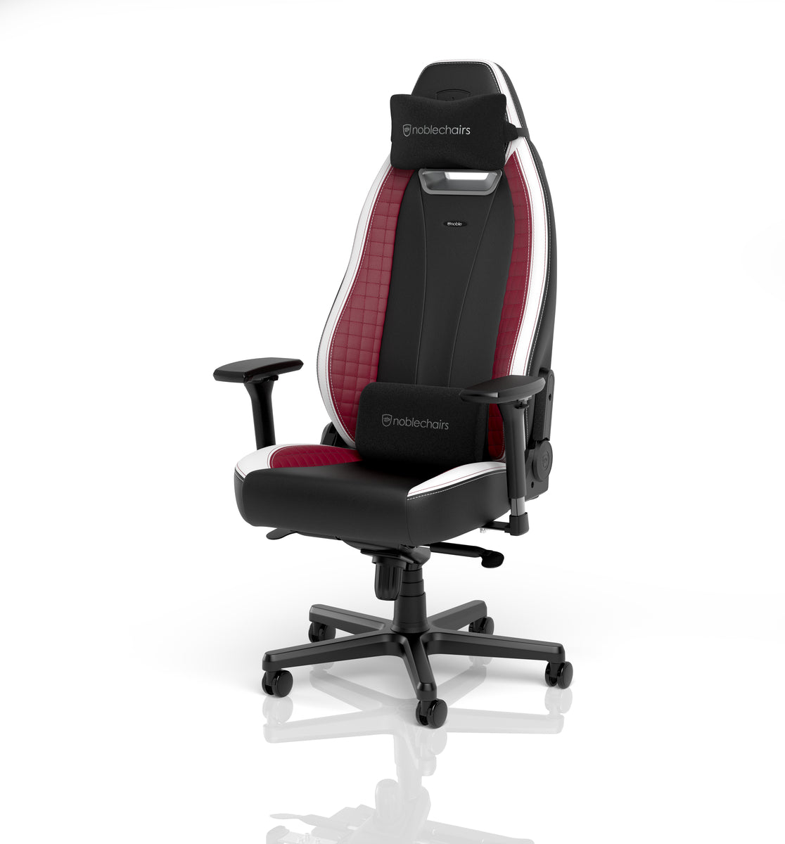 Gamer szék noblechairs LEGEND PU Bőr Fekete/Fehér/Piros