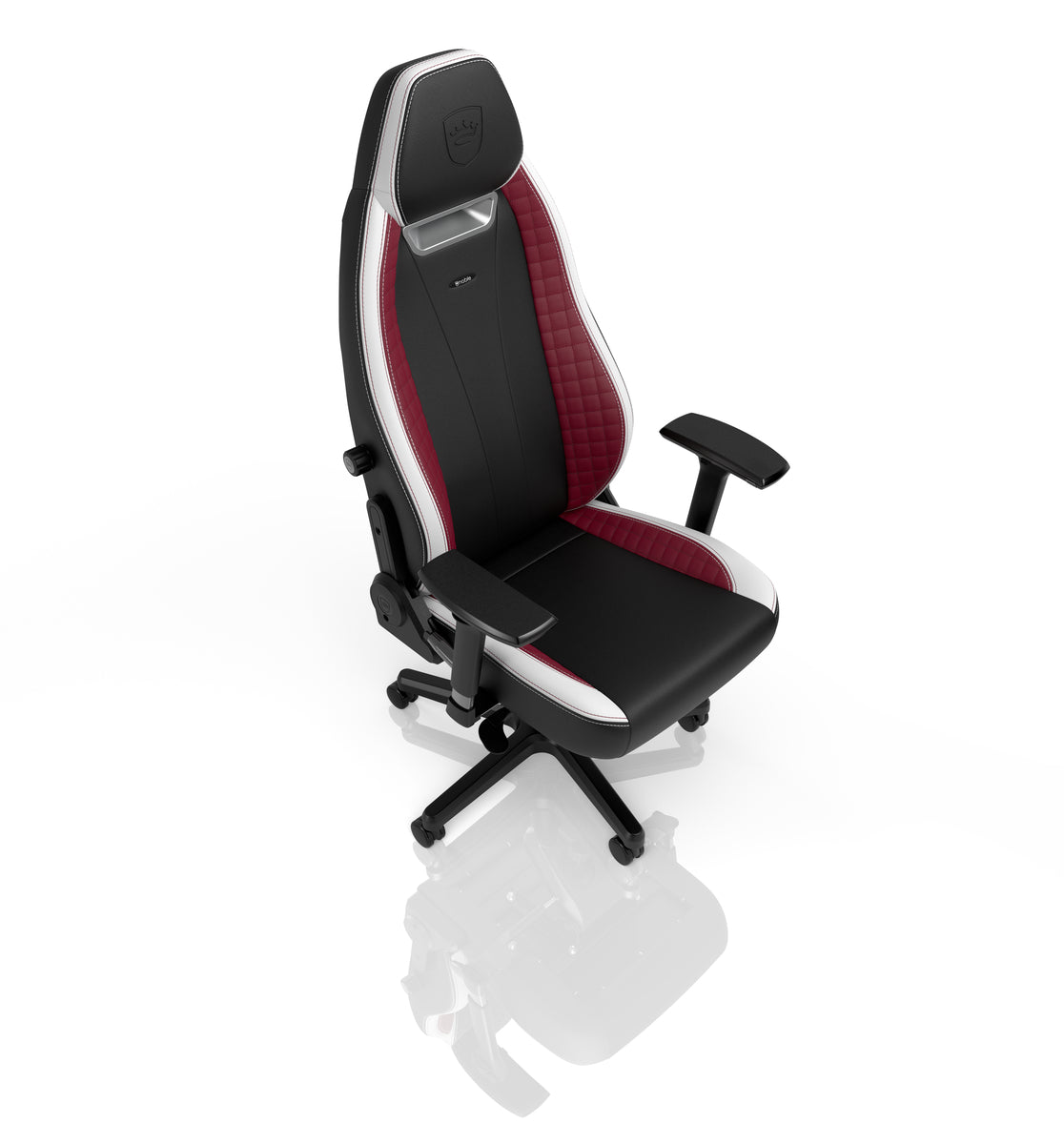 Gamer szék noblechairs LEGEND PU Bőr Fekete/Fehér/Piros