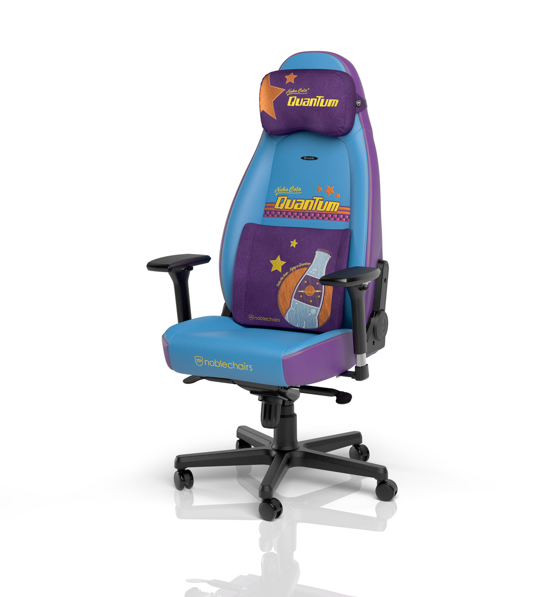 Gamer szék kiegészítő noblechairs Memóriahabos párnaszett Fallout Nuka-Cola Quantum Edition