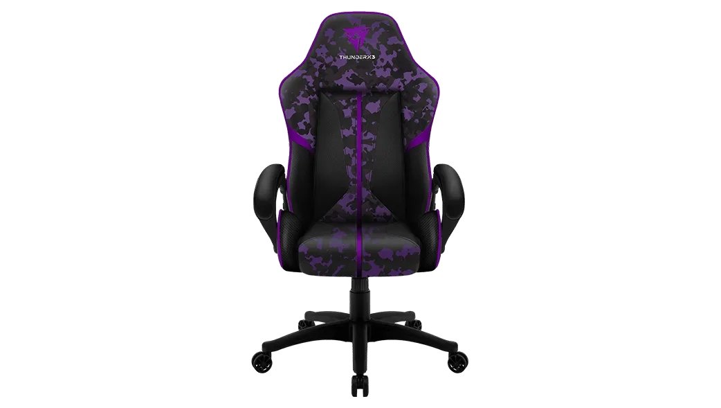 ThunderX3 BC1 CAMO műbőr gamer szék, lila