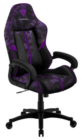 ThunderX3 BC1 CAMO műbőr gamer szék, lila
