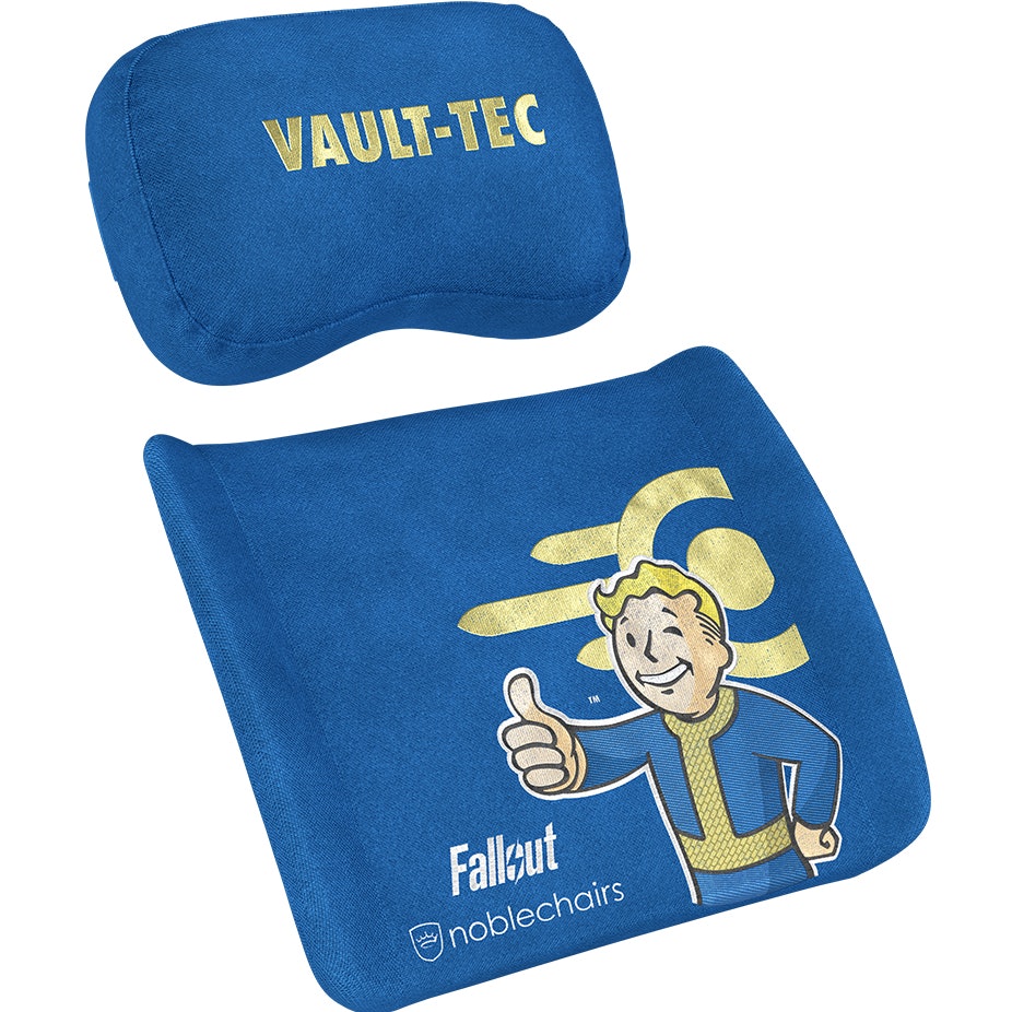 Noblechairs Fallout Vault Tec Edition memóriahabos párnakészlet