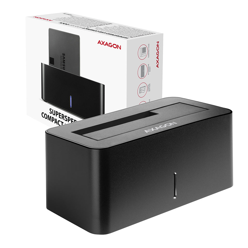 HDD Dokkoló Axagon ADSA-SN USB 3.0 2,5&quot;/3,5&quot; HDD/SSD