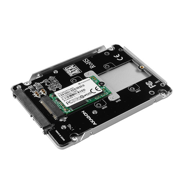 SSD ház Axagon RSS-M2SD M.2 (NGFF) 2.5&quot; SATA III Ezüst