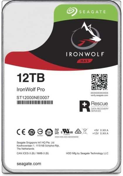 HDD SATA Seagate 12TB 3.5 7200 256M IronWolf Pro NE0008