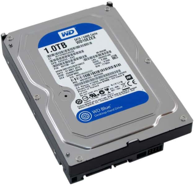 HDD SATA WD 1TB 3.5 7200 64M Blue