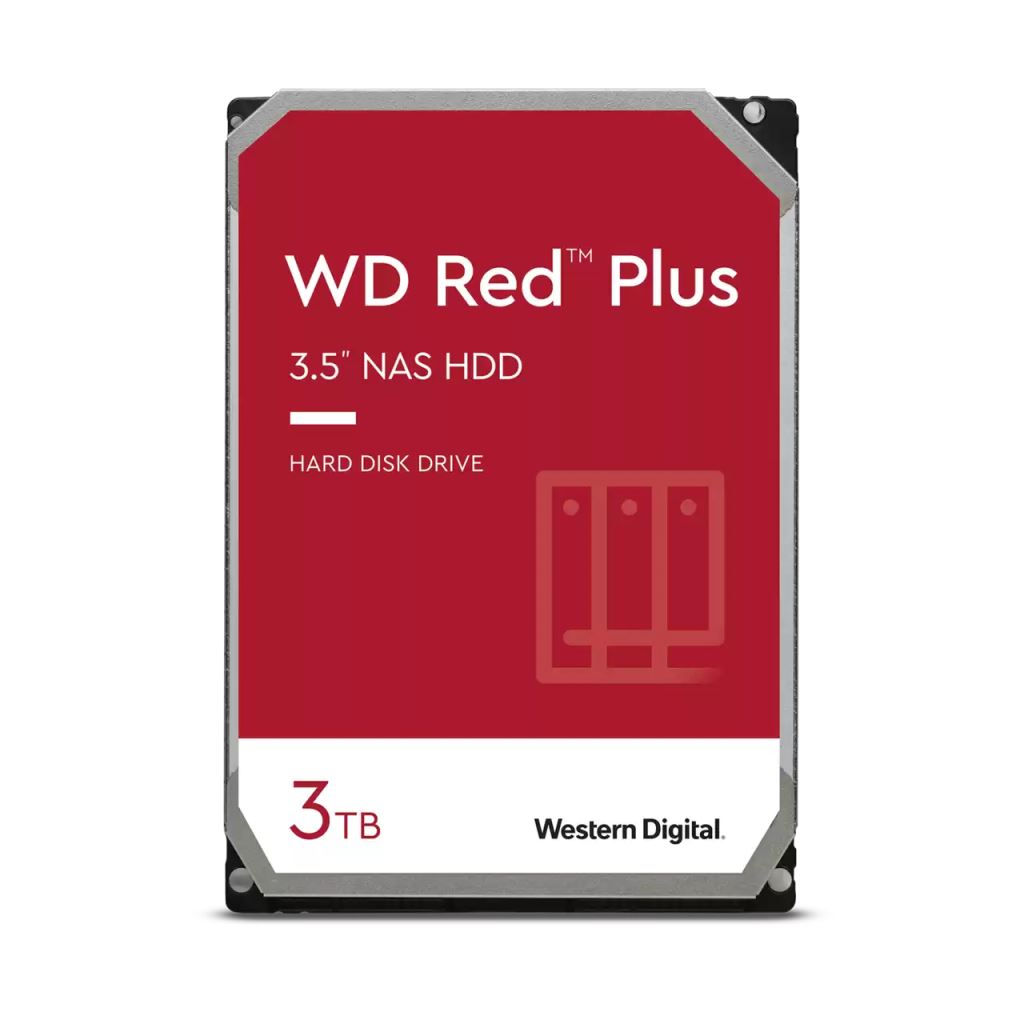 HDD SATA WD 3TB 3.5 5400 128M Red Plus