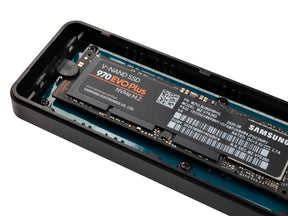 SSD ház Kolink M.2 NVMe USB 3.1 Type-C Fekete