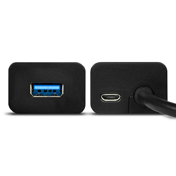 HUB USB 3.0 Axagon HUE-S2B 4x USB 3.0 30cm Fekete + USB táp