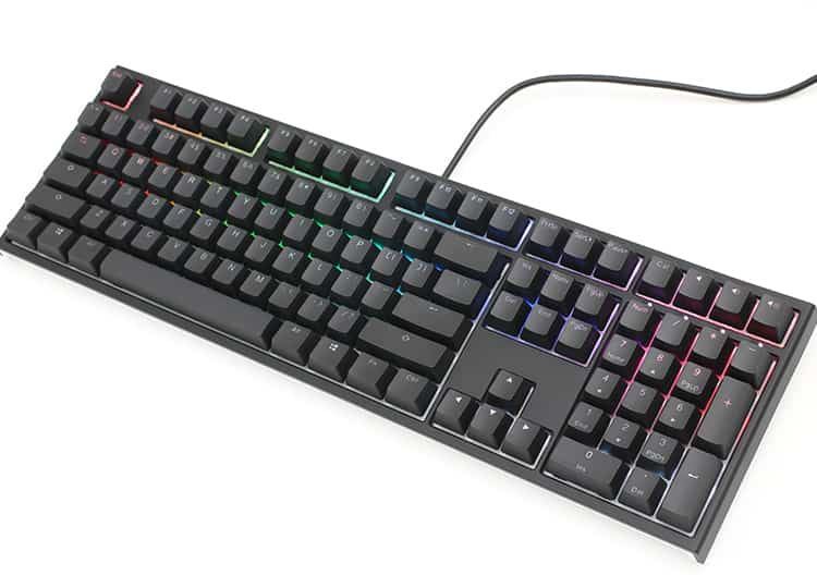 Billentyűzet Ducky ONE 2 RGB Full Size MX Brown RGB LED Angol (US) Fekete