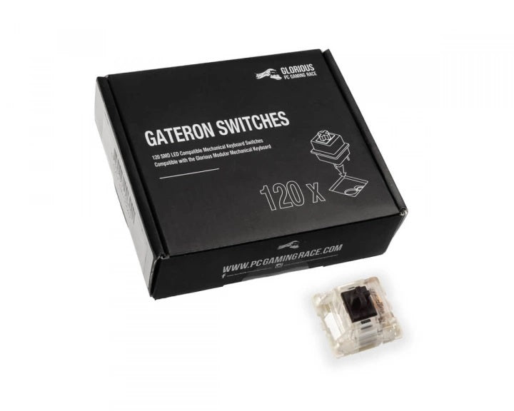 Billentyűzet kiegészítő Glorious Gateron Black Switch (120db)