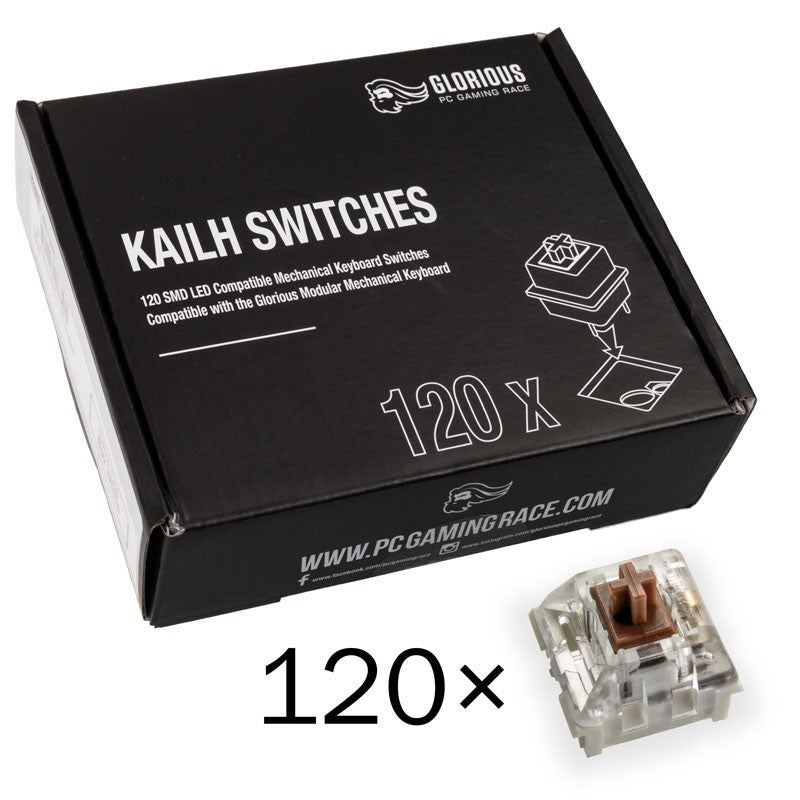Billentyűzet kiegészítő Glorious Kailh Speed Bronze Switch Hangos kattanás (120db)