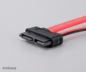 Kábel Táp Átalakító Akasa Molex (Male) + SATA (Female) - SATA Slimline (Female)