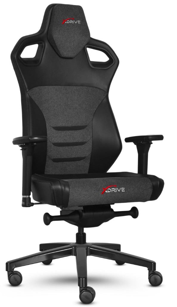 KARATAY Ergo gamer szék, állítható nyakpárnával, 4D kartámasszal