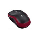 Egér Logitech M185 Optikai Wireless Piros