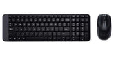 Billentyűzet + Egér Logitech MK220 Membrános Fekete Wireless Magyar