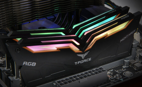 RAM DDR4 16GB (2x8) 3600MHz Team Group T-FORCE Night Hawk RGB