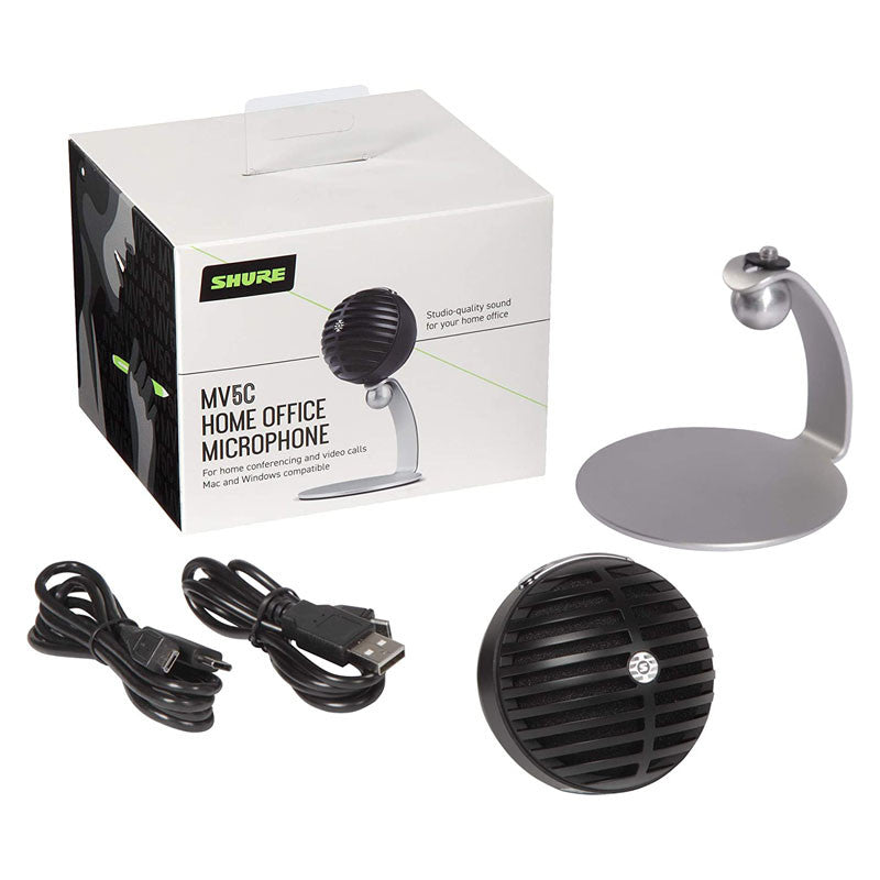 Mikrofon Shure Motiv MV5C Home Office USB Fekete