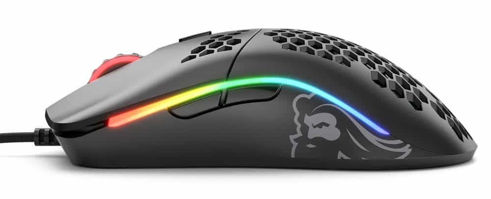 Egér Glorious Model O RGB Optikai USB Fekete