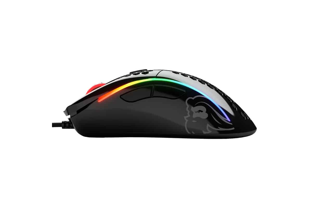 Egér Glorious Model D- RGB Optikai USB Glossy Fekete