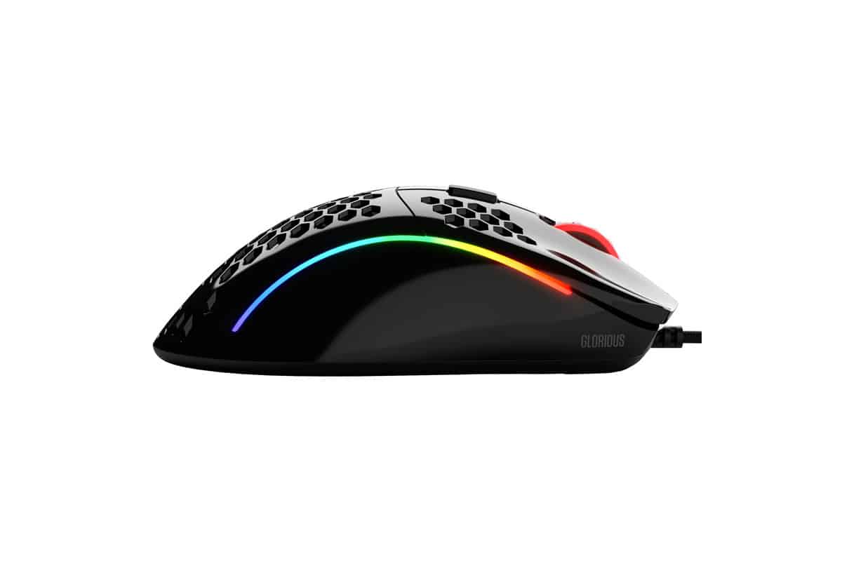 Egér Glorious Model D- RGB Optikai USB Glossy Fekete