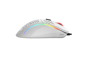 Egér Glorious Model D- RGB Optikai USB Glossy Fehér