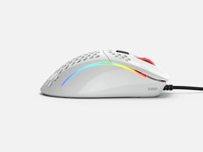 Egér Glorious Model D- RGB Optikai USB Glossy Fehér