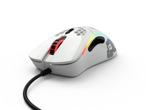 Egér Glorious Model D- RGB Optikai USB Glossy Fehér