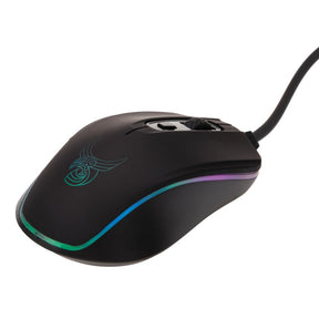 Egér L33T Gaming Tyrfing RGB Optikai USB Fekete