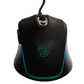 Egér L33T Gaming Tyrfing RGB Optikai USB Fekete