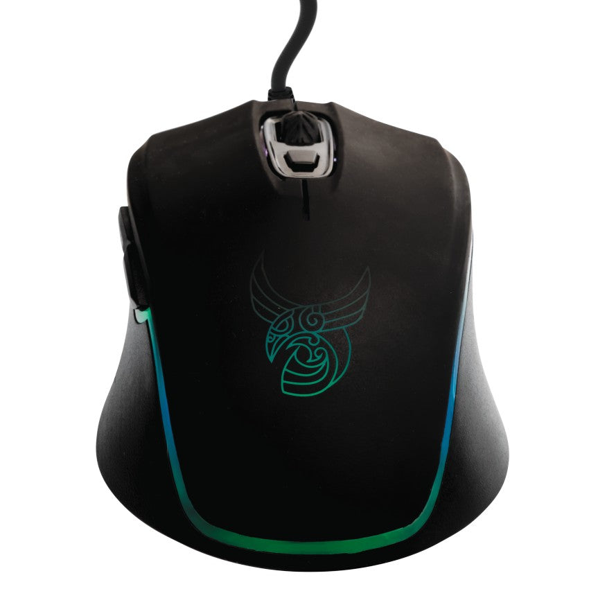 Egér L33T Gaming Tyrfing RGB Optikai USB Fekete