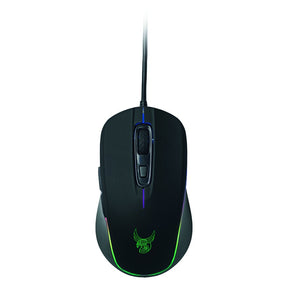 Egér L33T Gaming Tyrfing RGB Optikai USB Fekete
