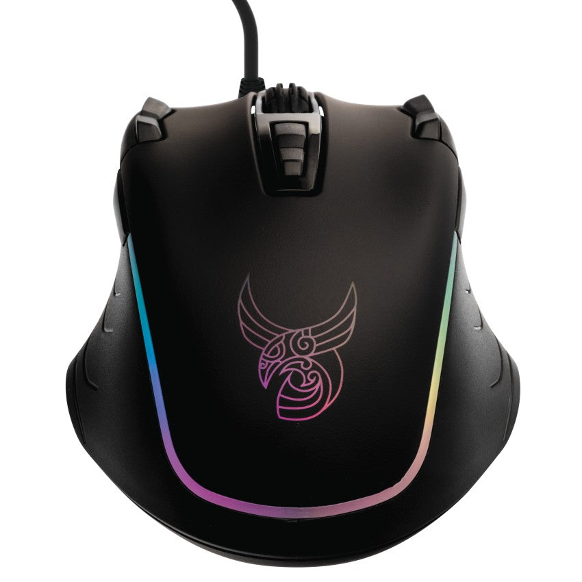 Egér L33T Gaming Mjolnir RGB Optikai USB Fekete
