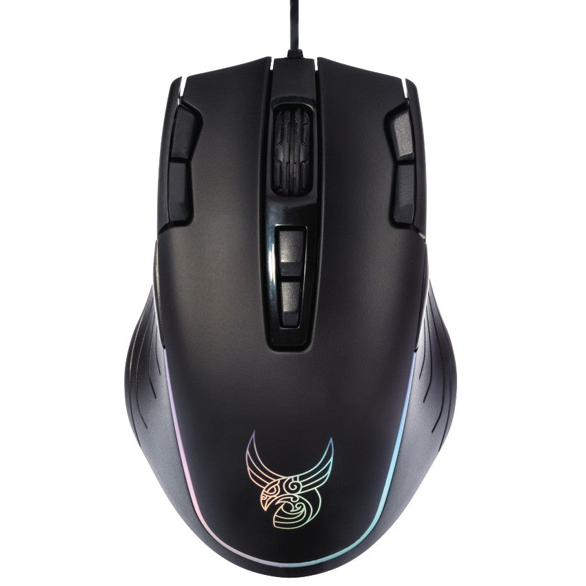 Egér L33T Gaming Mjolnir RGB Optikai USB Fekete