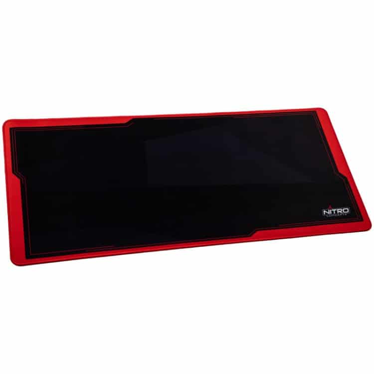 Egérpad Nitro Concepts Deskmat DM9 Fekete/Piros Szövet