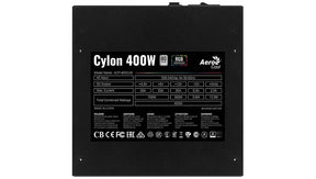 Tápegység Aerocool Cylon ARGB 400W 12cm ATX BOX 80+